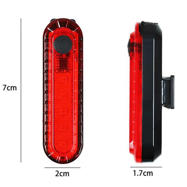 Speras UB4 baklykt for sykkel Oppladbar, USB Type-C 