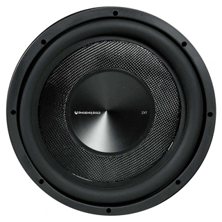 Phoenix Gold ZXT12D2 12" subwoofer slim 400W RMS, 2x2 Ohm, Slim