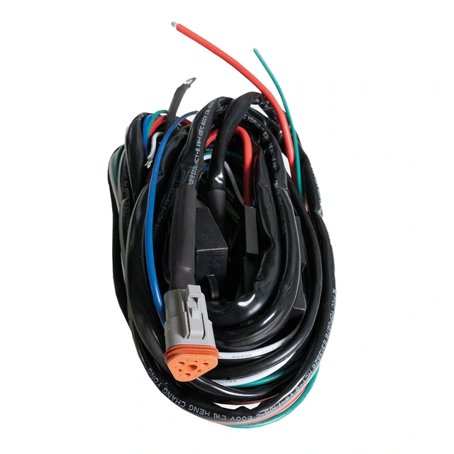 OZZ Kabelsett for 1 lampe 1x DT-3, 12V, 80A Relé, 60A sikring 