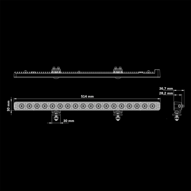 Strands Nuuk E-Line Work Light 8200 Lumen, 80W 