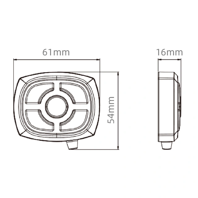 911 Signal Master5-16 Enhanced Load Styringspanel med 5 utganger. 10-33V 