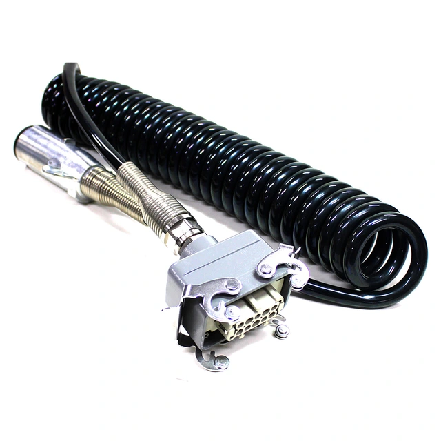 CURL hengerkabel 7-pin MXN - 10-pin Orlaco/Harting hunn 