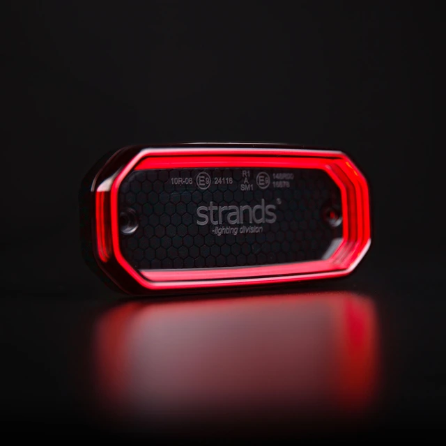 Strands FOR9T Scale Posisjonslys LED, Rød, 10-40V, 3,5W, pris per stk 