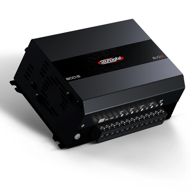 SounDigital SD800.5 EVO6 2 ohm 4x100W+400W, 4Ohm, 5-kanaler 