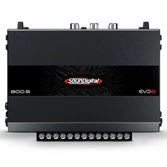 SounDigital SD800.5 EVO6 2 ohm 4x100W+400W, 4Ohm, 5-kanaler