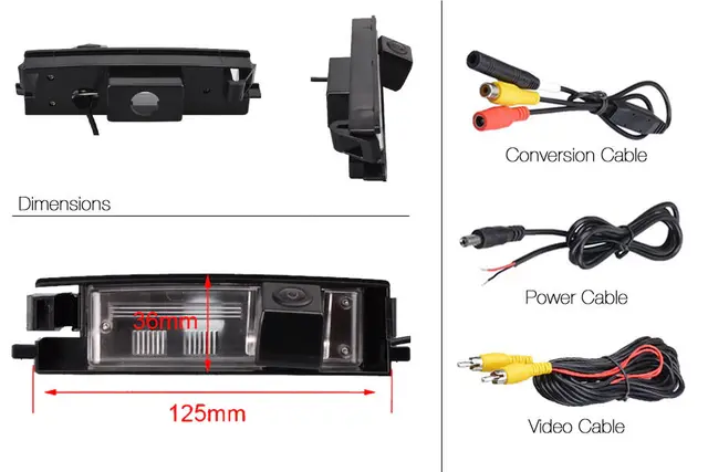 Connects2 Spesialtilp.ryggekamera (CVBS) Toyota (2000 -->) 