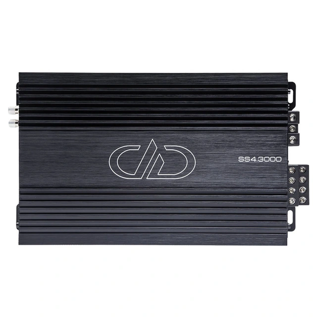 DD Audio SS4.3000 4-kanals forsterker 4x1000W RMS, 2 Ohm, Klasse D 
