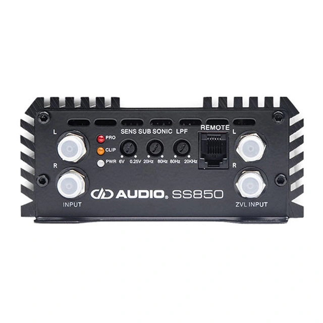 DD Audio SS850 monoforsterker 850W RMS. Klasse D. 1 Ohm 