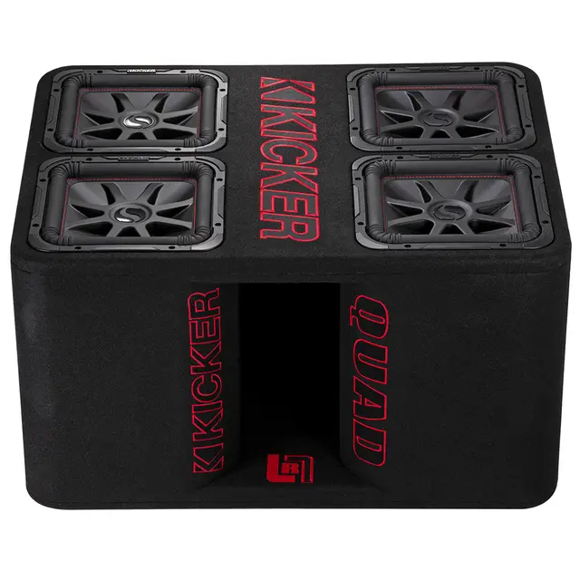 Kicker Solo-Baric L7R 12" Quad basskasse 4xL7R 12" i kasse, 2x2 Ohm, 2400W RMS 