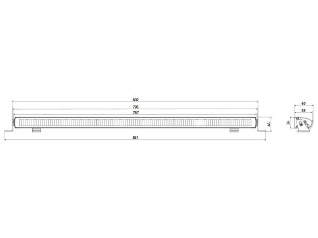 W-Light Impulse 4.1 LED fjernlys 30", 11140 lumen, 134W 