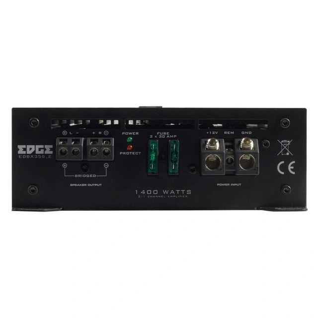 Edge EDBX350.2-E1 2-kanals forsterker 2x350W RMS i 2ohm, Klasse AB 