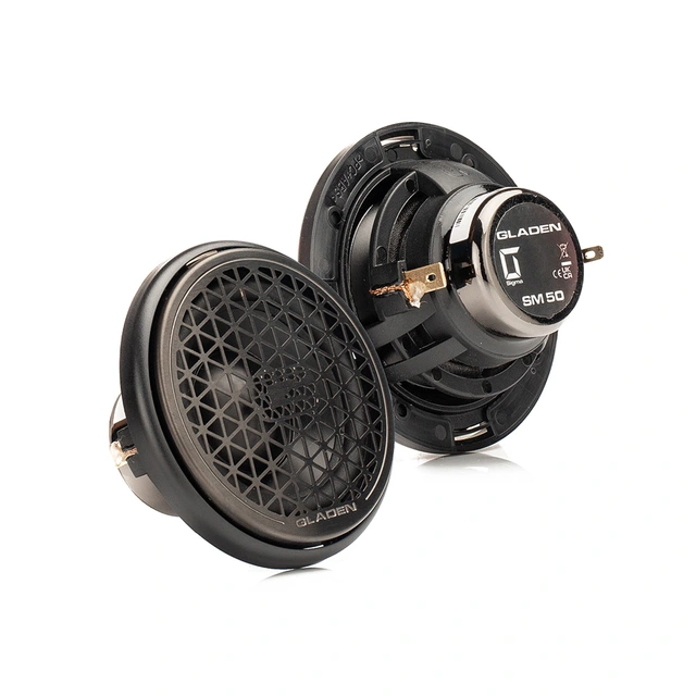 Gladen Sigma SM 50 Black Chrome fulltone 2", 80W RMS, 4 Ohm, Sigma-serien 