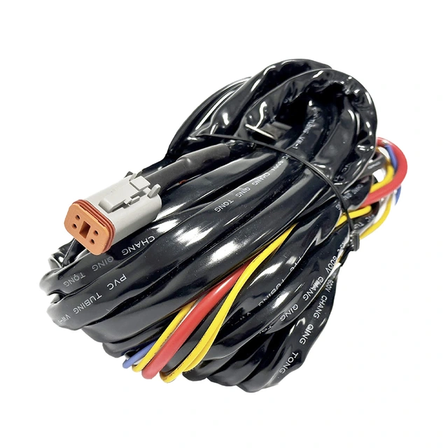 OZZ Kabelsett for 1 lampe 1x DT-4, 12V, 80A Relé, 20A sikring 