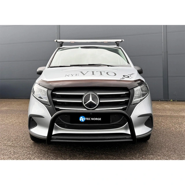 Antec EU Frontbøyle 60/42mm bred Sort MB Vito/V-klasse 2024-> med frontkamera 