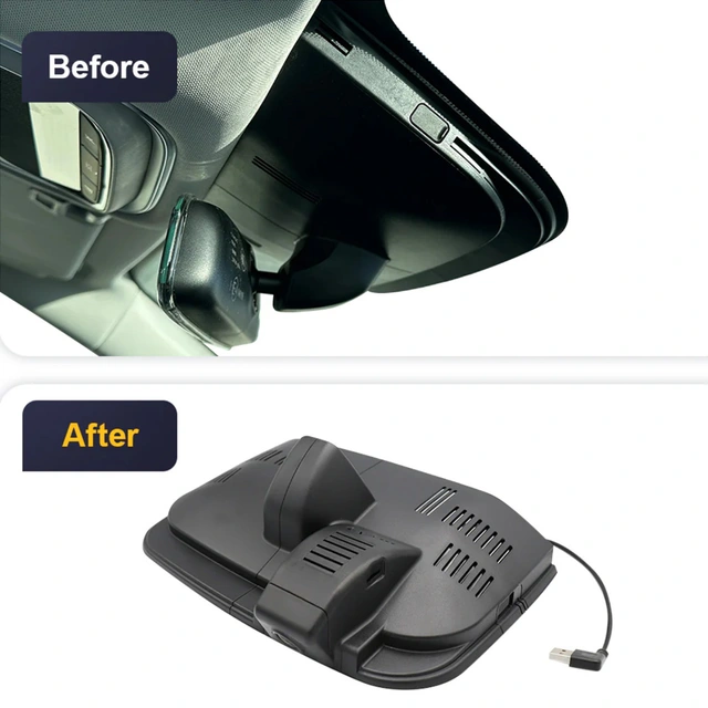 FITCAMX Integrert 4K Dashcam (foran+bak) XPeng G9 (2023->) 