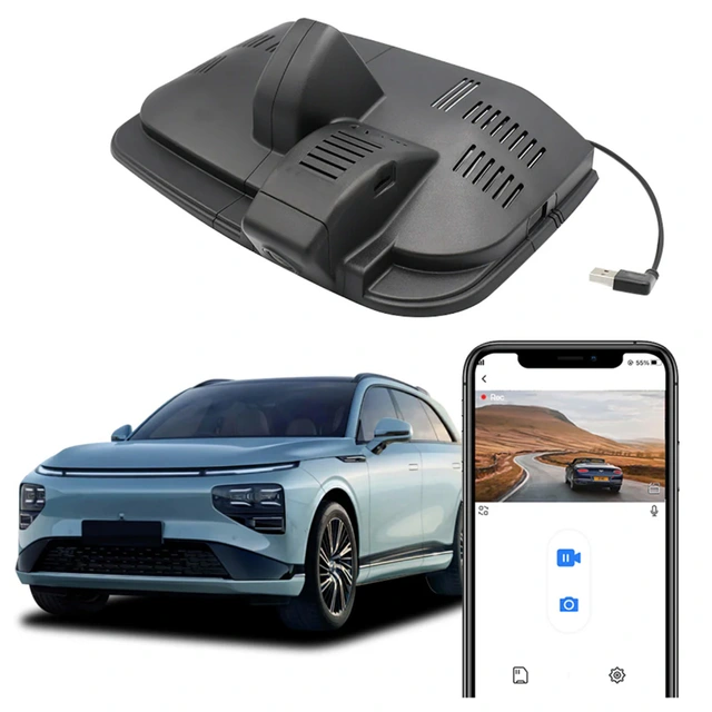 FITCAMX Integrert Plug & Play 4K Dashcam XPeng G9 (2023->) 