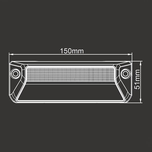 Lightstorm LED varsellys & arbeidslys Osram LED, 1443 lumen, 48W 