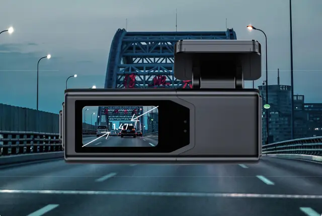 ConnectED Dashboardkamera 1-kanals, 2K, GPS, WIFI, 32GB 