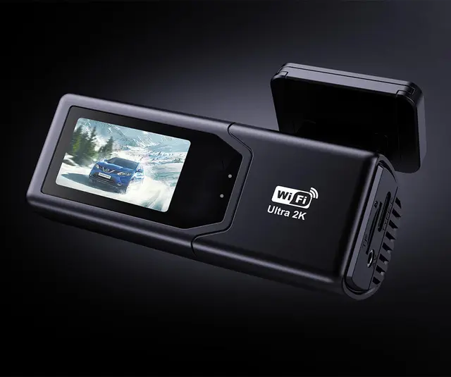 ConnectED Dashboardkamera 1-kanals, 2K, GPS, WIFI, 32GB 