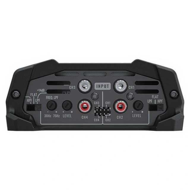 Stetsom HL400.4-2 4-kanals forsterker 4x105W RMS, 2 Ohm, SPL 