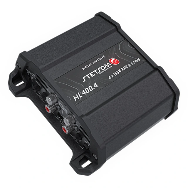 Stetsom HL400.4-2 4-kanals forsterker 4x105W RMS, 2 Ohm, SPL 