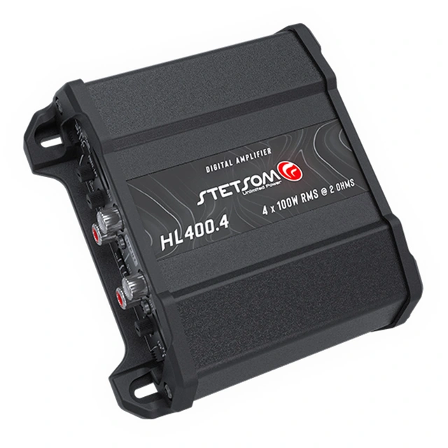 Stetsom HL400.4-2 4-kanals forsterker 4x105W RMS, 2 Ohm, SPL 