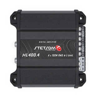 Stetsom HL400.4-2 4-kanals forsterker 4x105W RMS, 2 Ohm, SPL