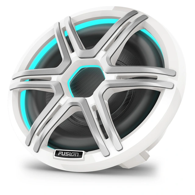 Fusion Apollo™ subwoofer 10", Apollo-serien, CRGBW, Hvit grill 