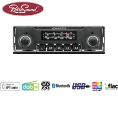 RetroSound Europa DAB+ RetroRadio Europeiske 70-80'talls bilmodeller