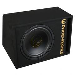 Phoenix Gold Z12AB aktiv subwoofer 12" Aktiv subwoofer, bassremote