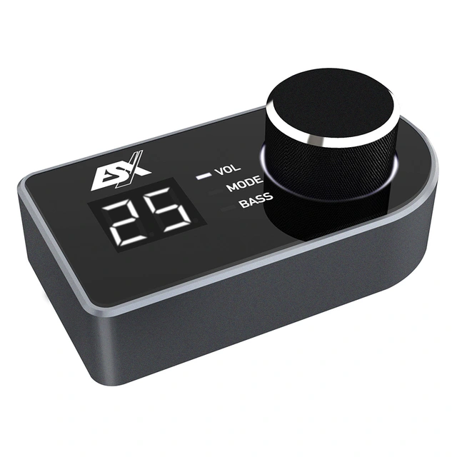 ESX LCD fjernkontroll 5m tilkoblingskabel og monteringshus 