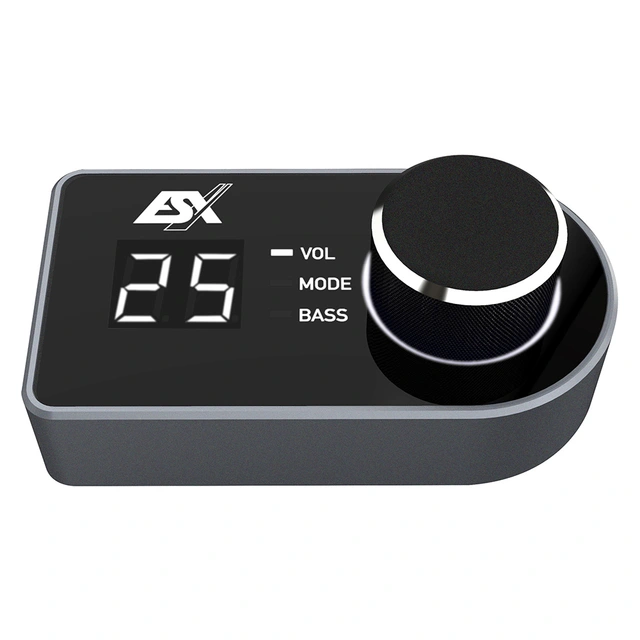 ESX LCD fjernkontroll 5m tilkoblingskabel og monteringshus 