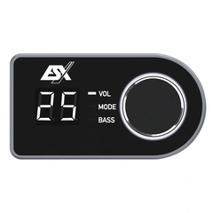 ESX LCD fjernkontroll 5m tilkoblingskabel og monteringshus