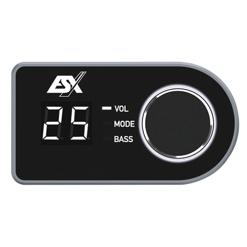 ESX LCD fjernkontroll 5m tilkoblingskabel og monteringshus