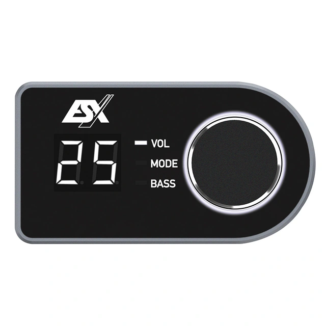 ESX LCD fjernkontroll 5m tilkoblingskabel og monteringshus 