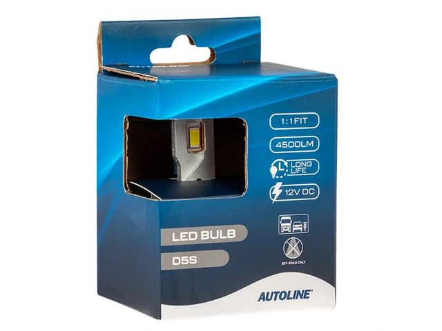 AUTOLINE Direct Fit LED D5S 42V, 4500 Lumen, Pris per stk 