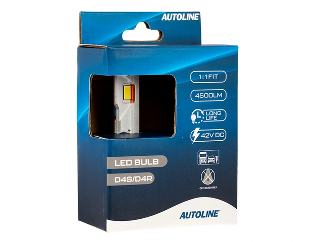 AUTOLINE Direct Fit LED D4S/D4R 42V, 4500 Lumen, Pris per stk 