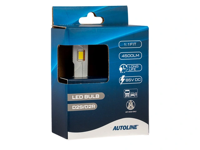 AUTOLINE Direct Fit LED D2S/D2R 85V, 4500 Lumen, Pris per stk 