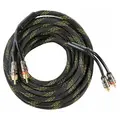 Ground Zero RCA signalkabel 2m 2 Meter, Trippelskjermet, twisted