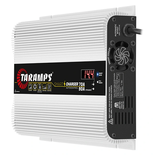 Taramps SmartCharger 70A strømforsyning 230V -> 12V , 70A strømforsyning. 