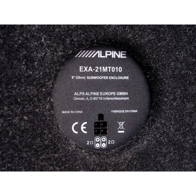 Alpine SWC-D84T6 subwoofer Spesialtilpasset VW T6/T6.1 