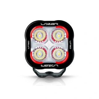 Lazer Utility 50 Red Tail Light 5000 lumen, 50W, med rødt posisjonslys