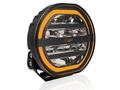 W-Light Fury 7 Sort LED fjernlys 7", 6130 lumen, Posisjonslys, varsellys
