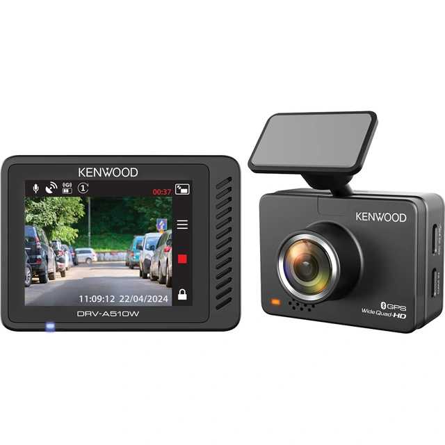 Kenwood DRVA510W dashcam Dashcam med 2K, WiFi, GPS 