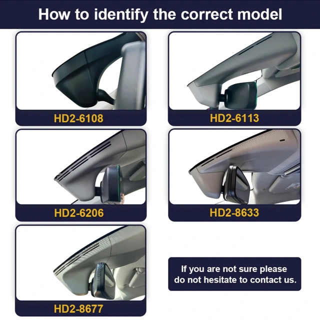 FITCAMX Integrert 4K Dashcam (foran) Skoda Superb (2016 - 2024) "6206" Sort 