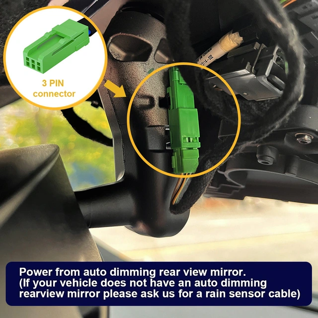 FITCAMX Integrert Plug & Play 4K Dashcam Volvo EX30 (2024 ->) 