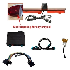 Komplett ryggekamera pakke (CVBS) Expert/Traveller (2017-->) m/Touchskjerm