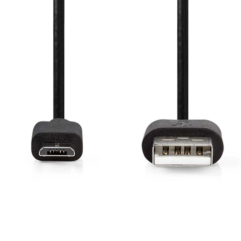 USB A - micro-USB B kabel 0,5 meter