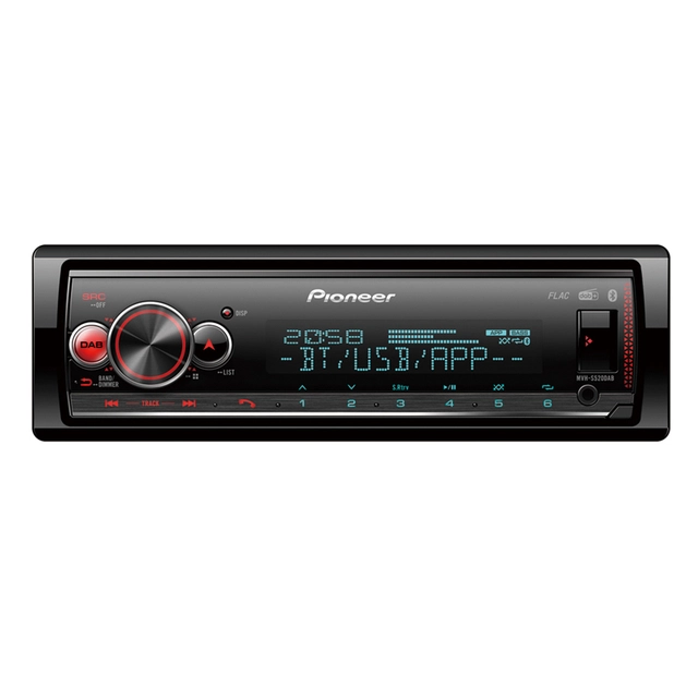 Pioneer MVH-S520DAB BT, DAB+, USB, AUX, ikke CD 