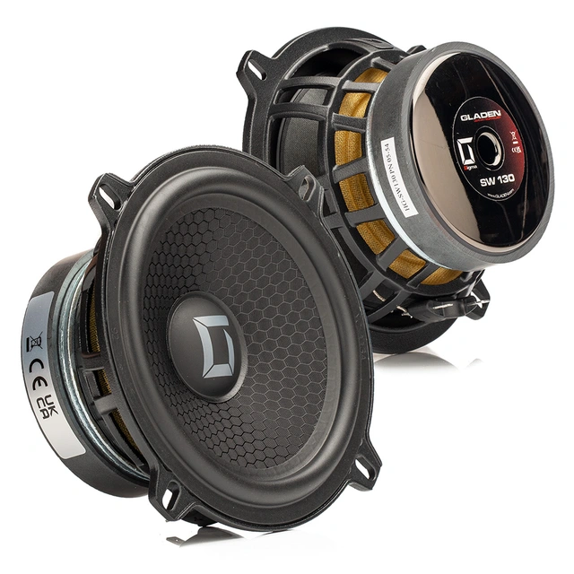 Gladen Sigma 130.2 - 5,25" komponentsett 5,25", 150W RMS, 3 Ohm, Sigma-serien 
